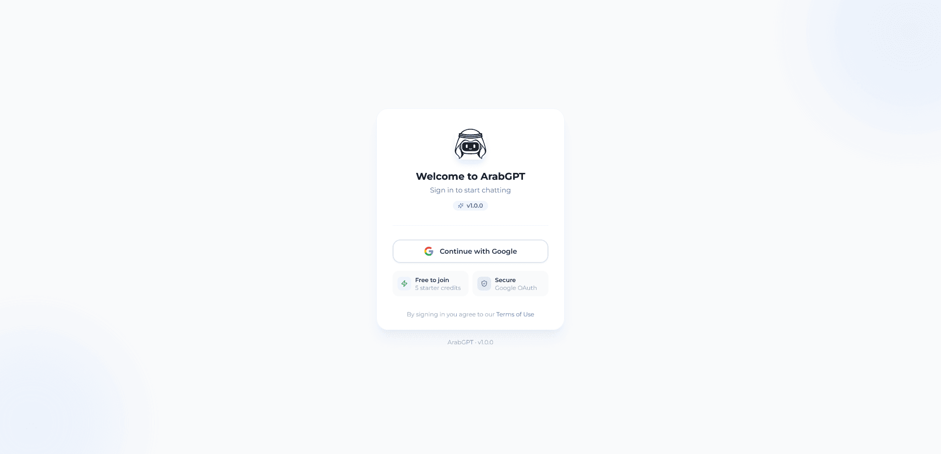 ArabGPT platform interface